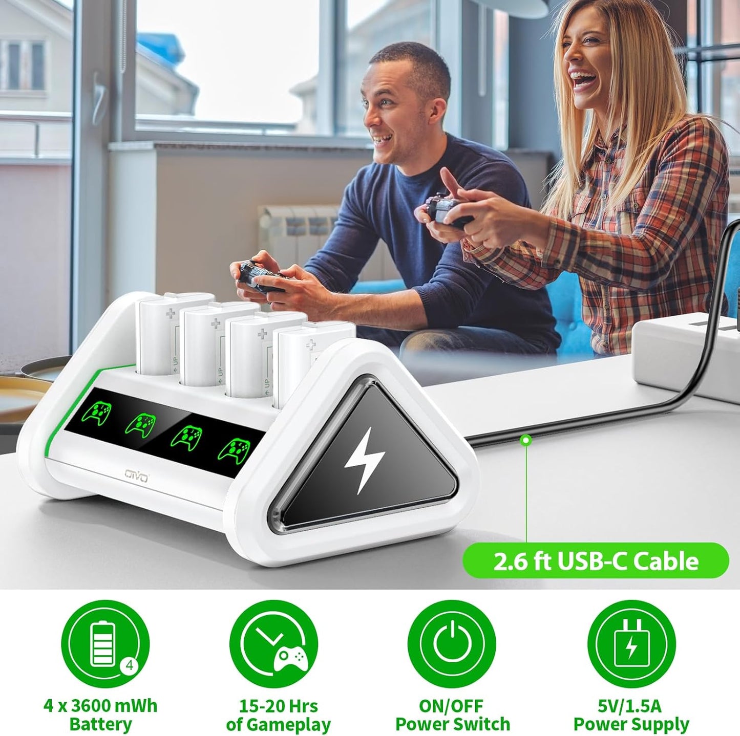 Rechargeable Battery Pack for Xbox One/Xbox Series X|S
