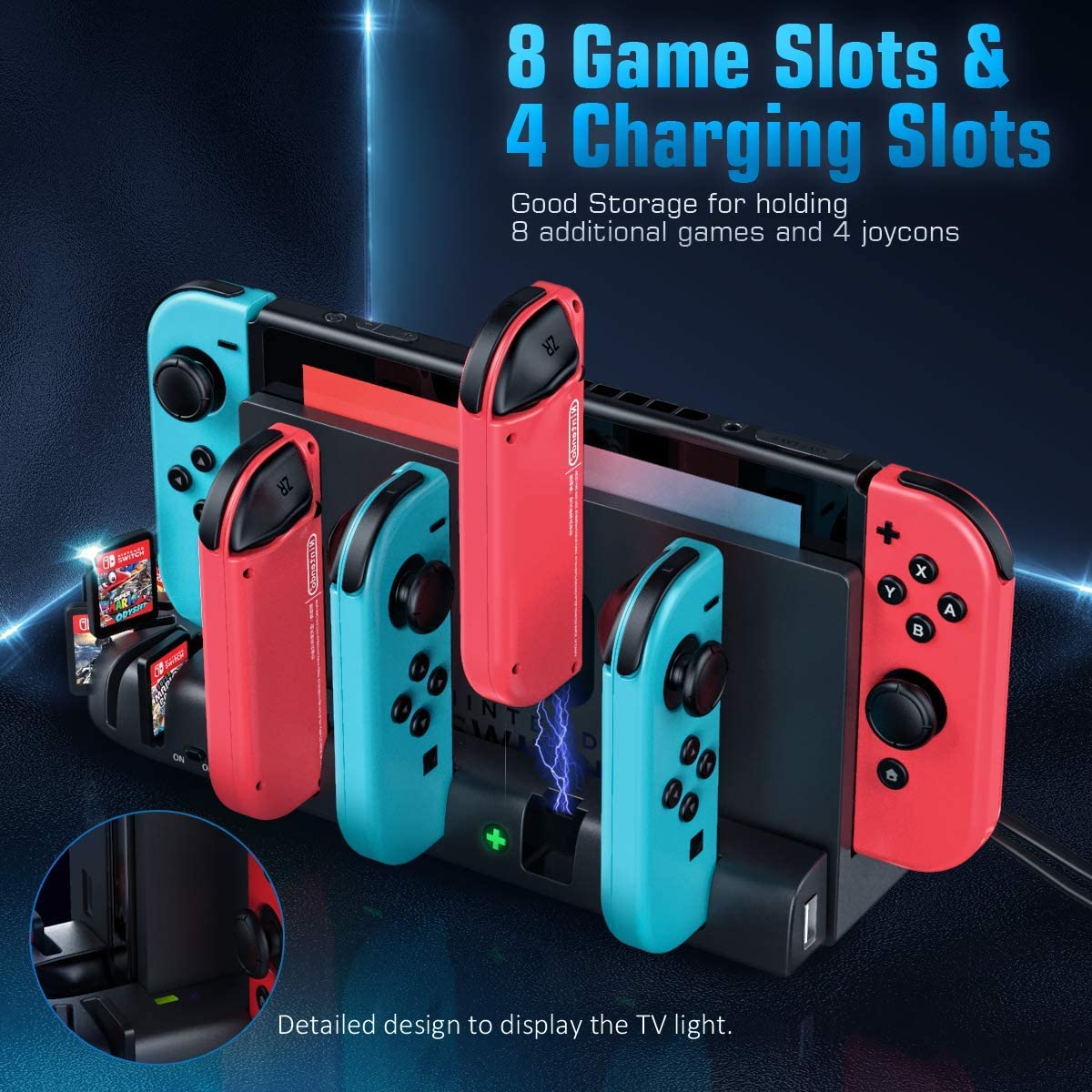 KDD nintendo switch charging station