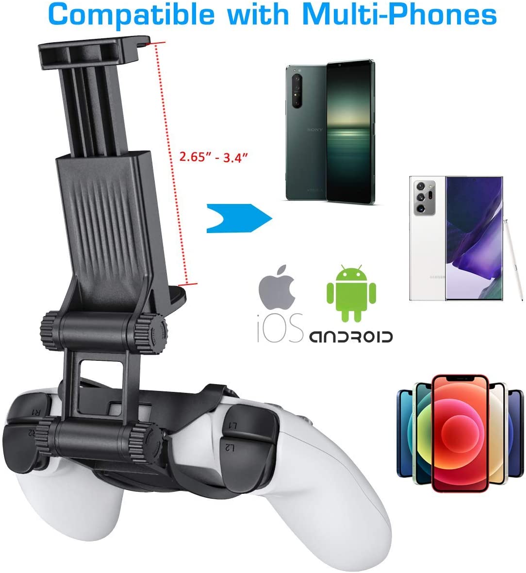 OIVO PS5 Controller Phone Remote Play Clip