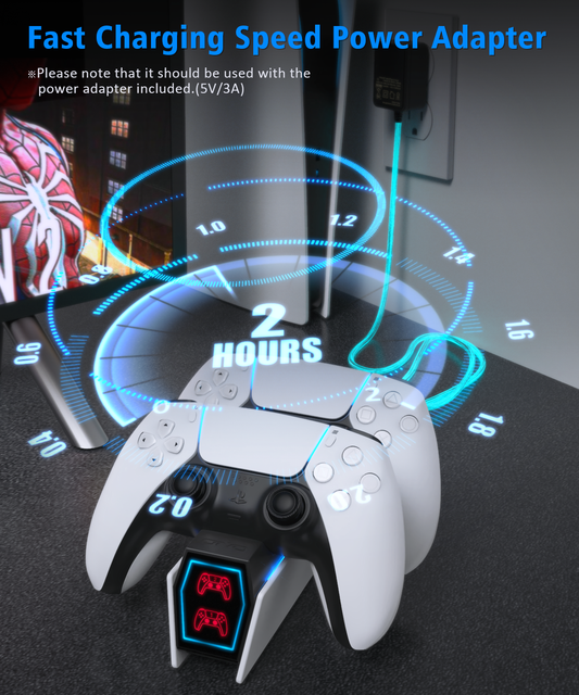 OIVO PS5 Dual Controller Charger Docking Station