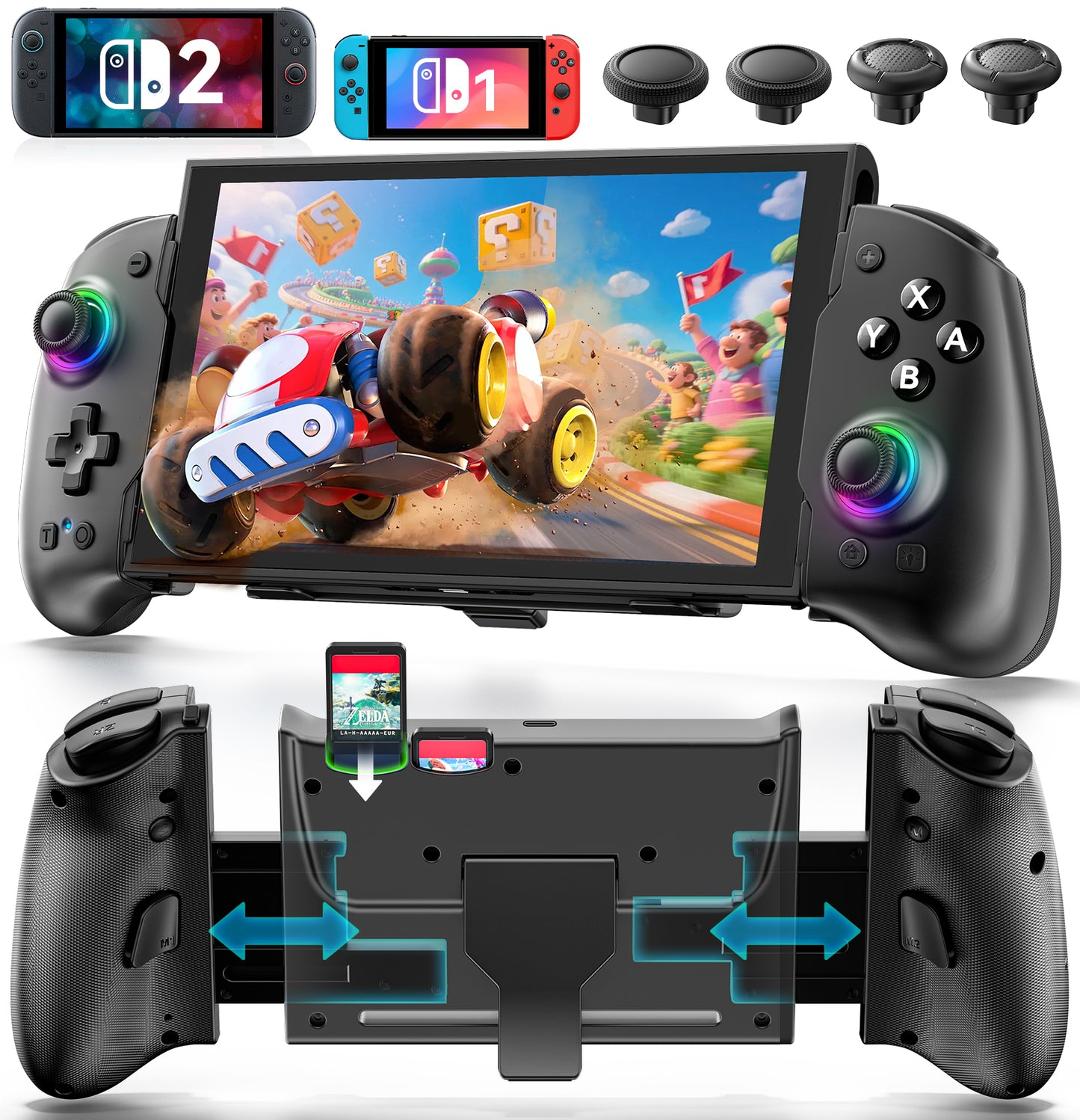 Switch 1/ 2 Controller for Original/ OLED/ Switch 2