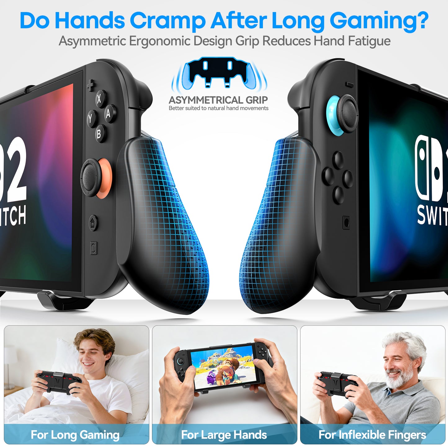 Grip Compatible with Nintendo Switch 2