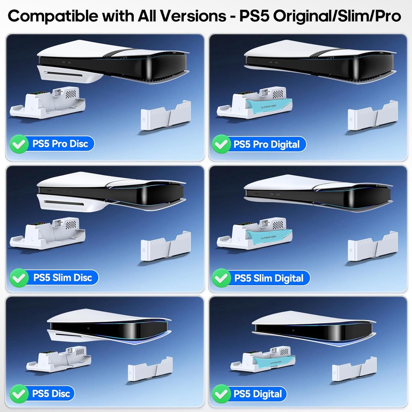 PS5/Slim/Pro Horizontal Stand