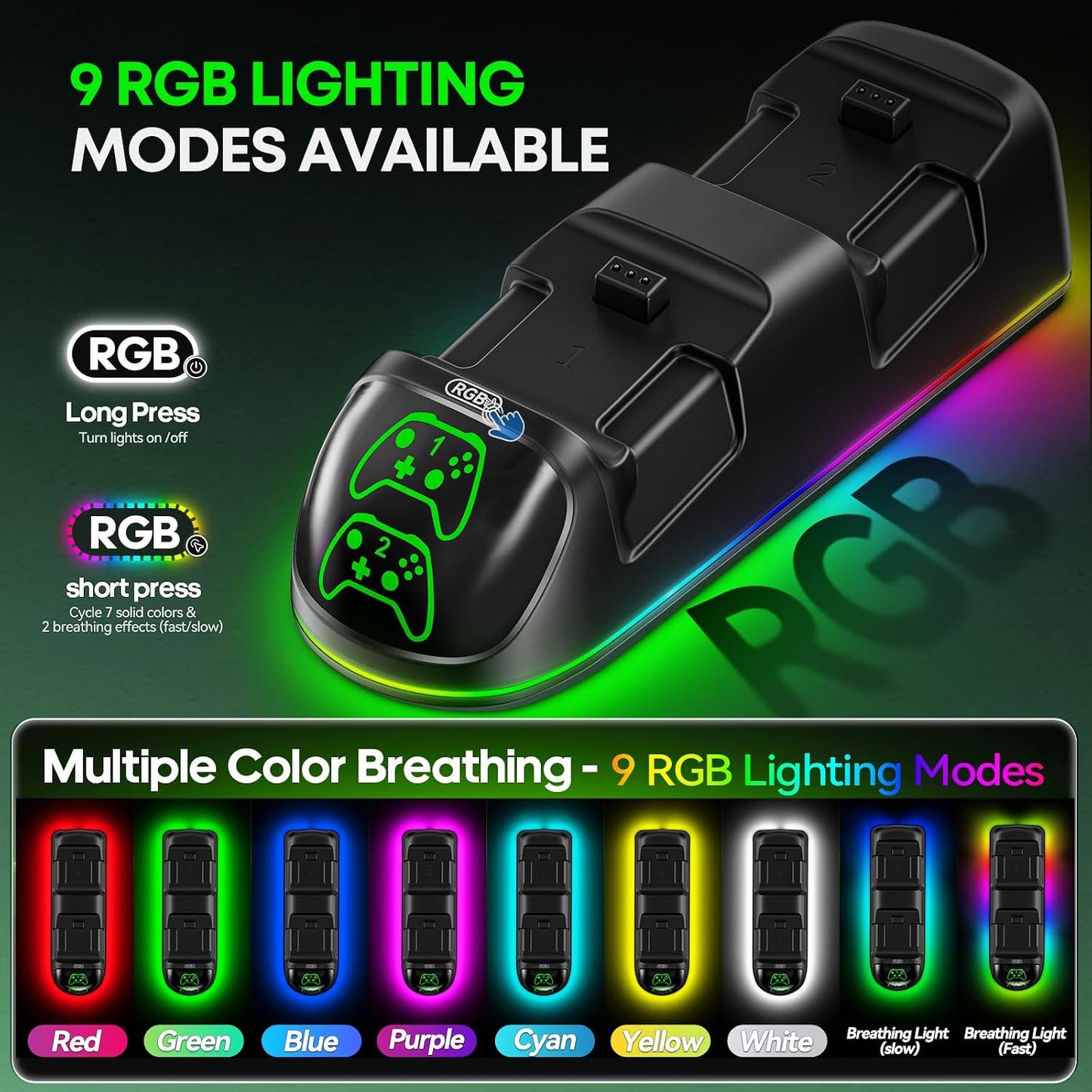 OlVO XSX Controller Charger for X/S/One/Elite