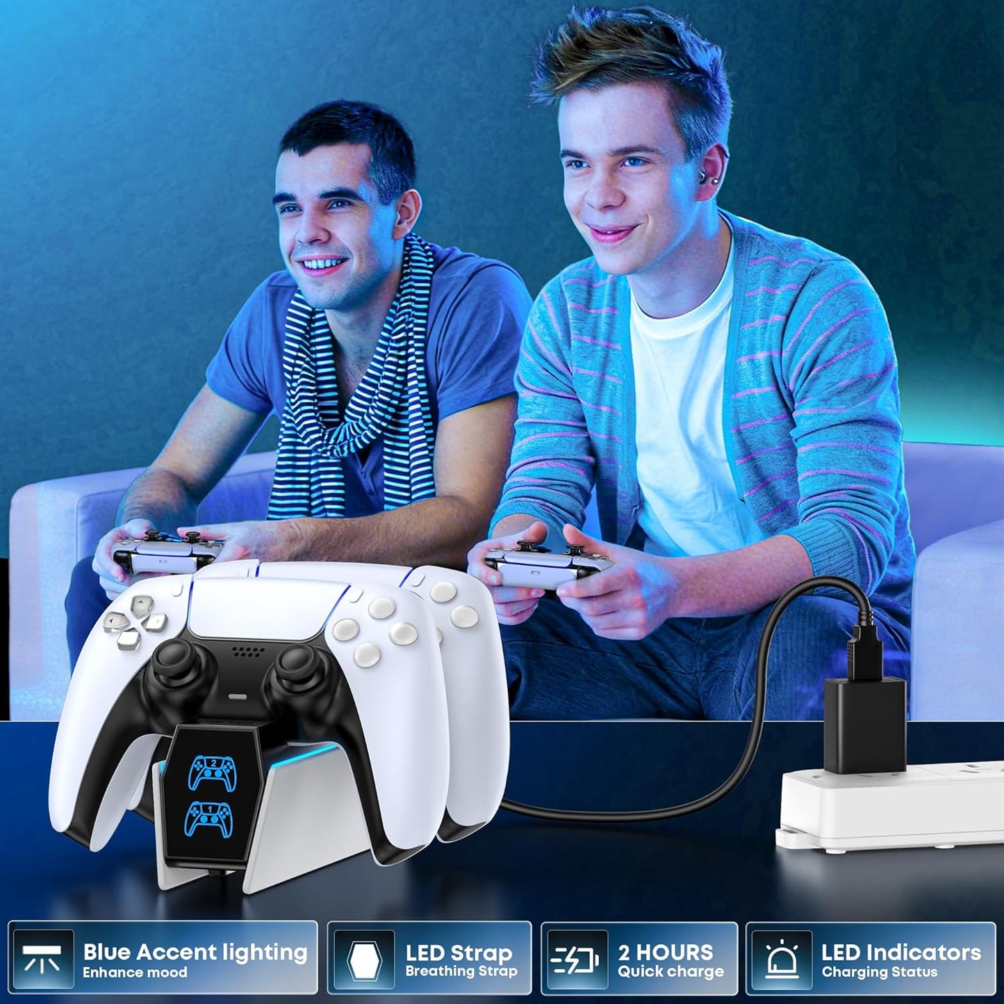 OIVO PS5 Controller Charging Station