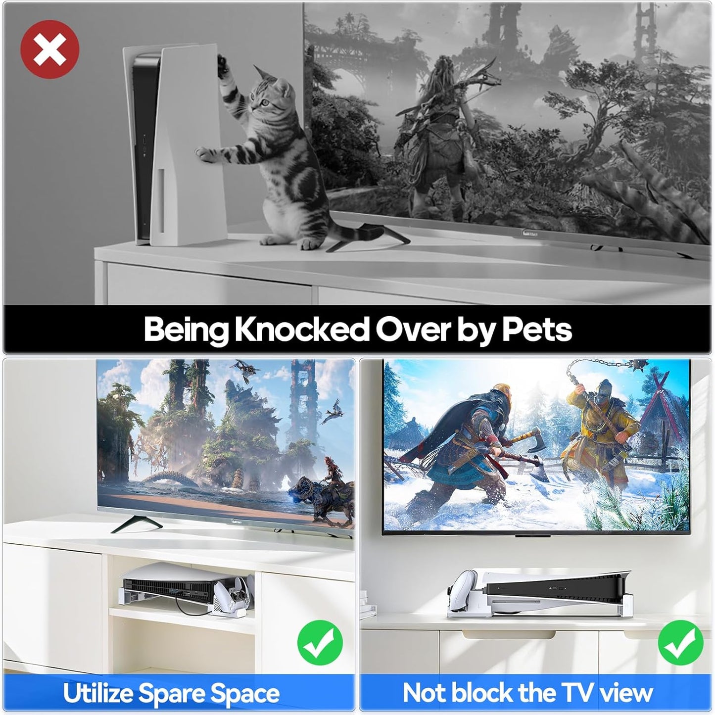 PS5/Slim/Pro Horizontal Stand