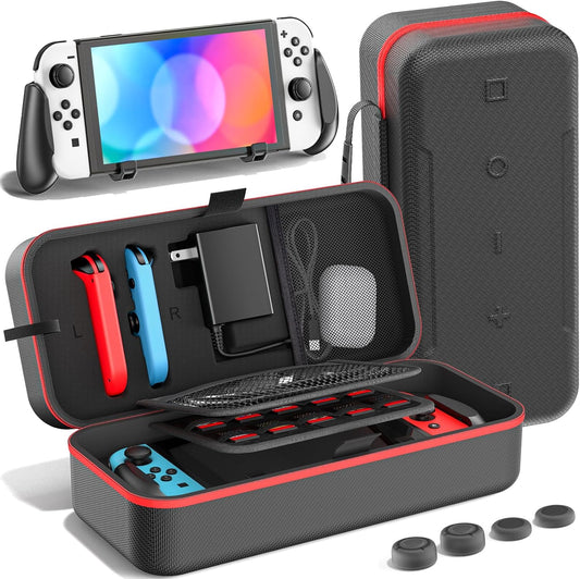Switch Case with Asymmetrical Grip for Nintendo Switch