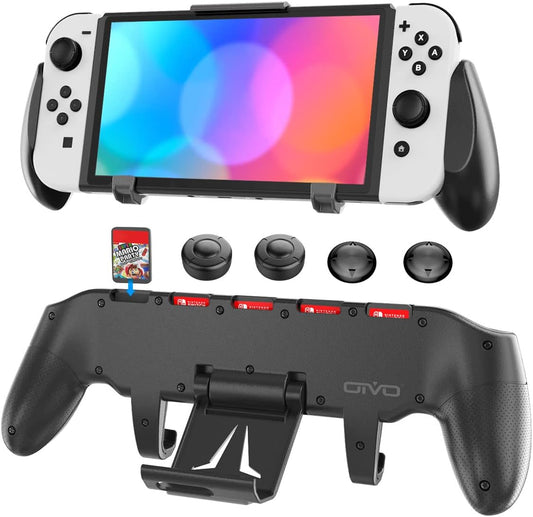 Switch Grip with Upgraded Adjustable Stand for Switch & OLED | OIVO