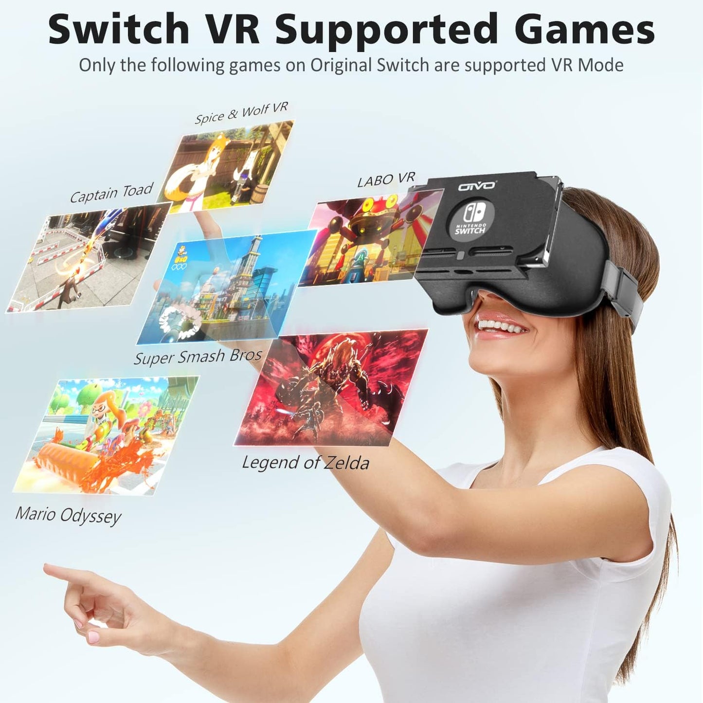 Switch VR Headset Compatible with Nintendo Switch & OLED