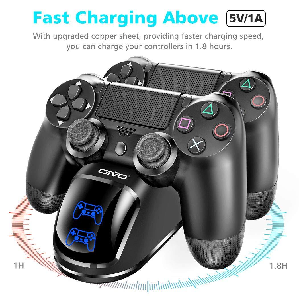 ps4 4 controller charging station