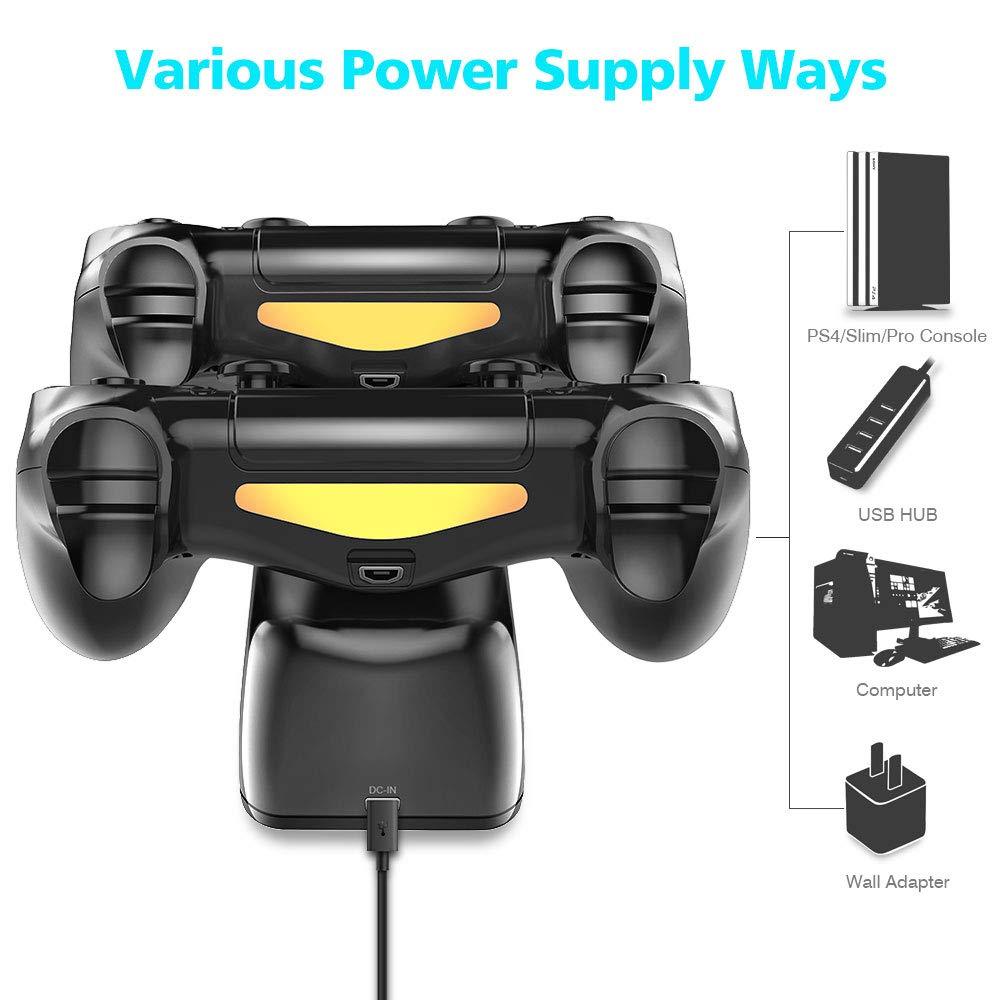 ps4 4 controller charging station